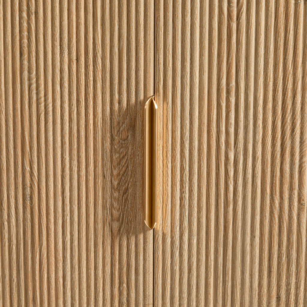 Hattie 2 Door Wardrobe with Drawer - Light Wood