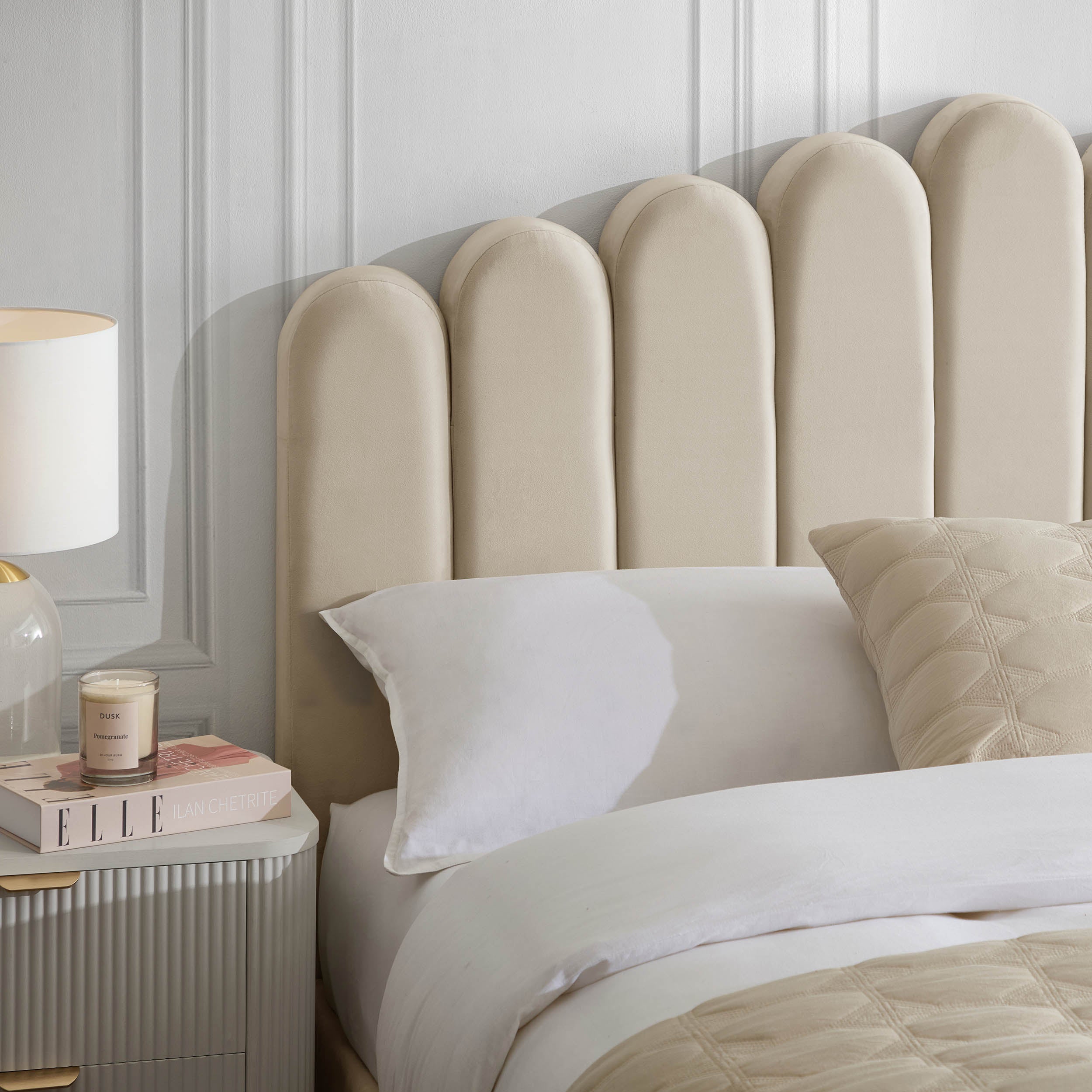 Washington Ottoman Storage Bed - Ecru
