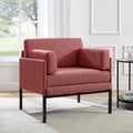 Ada Accent Chair - Berry Chevron