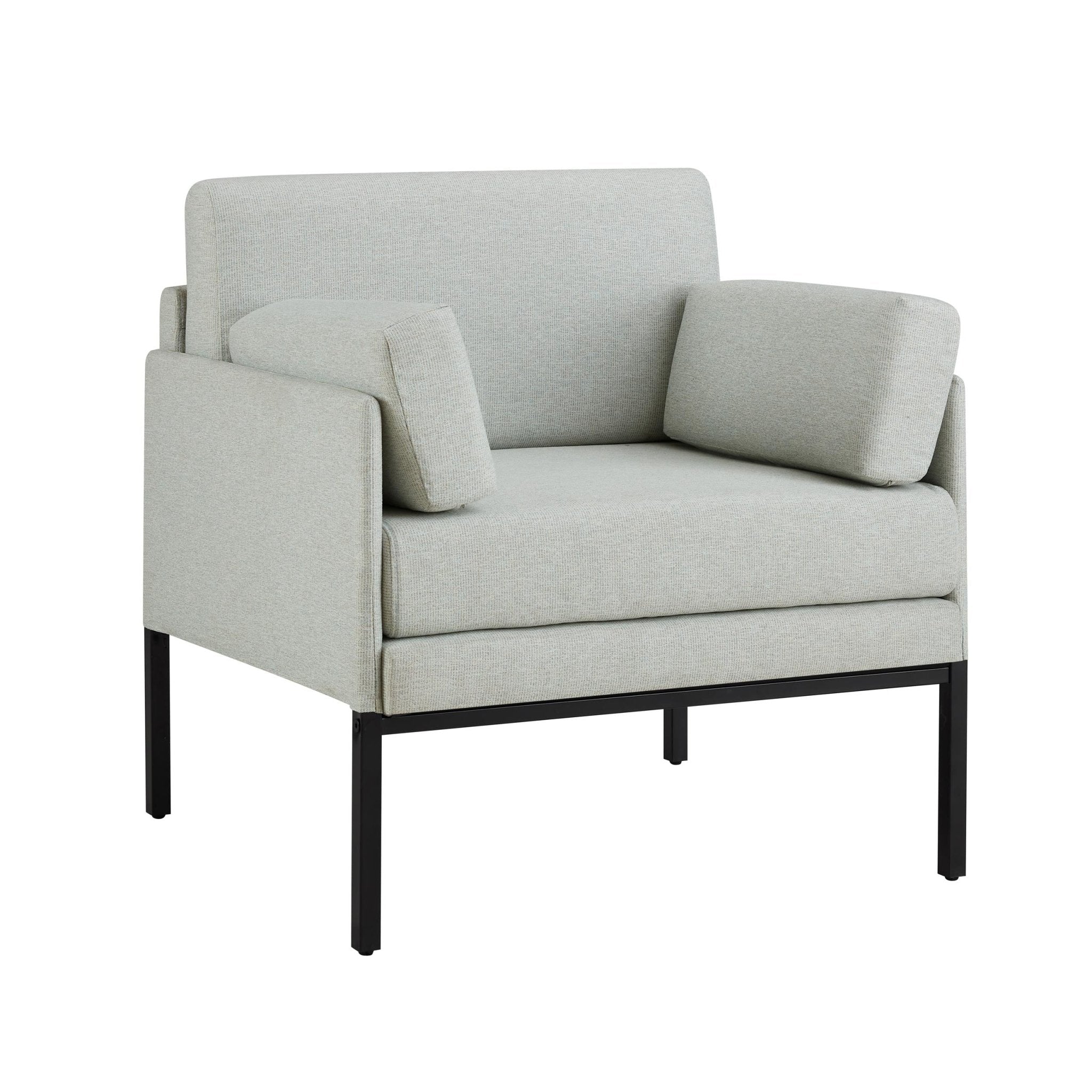 Ada Accent Chair - Blue Stripe
