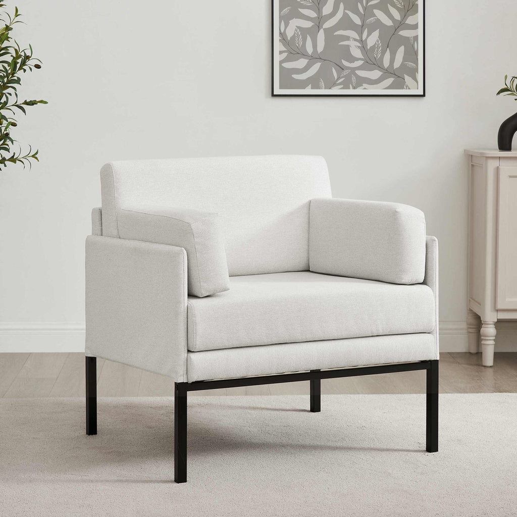 Ada Accent Chair - Natural Stripe