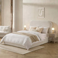 Aintree Ottoman Storage Bed - Teddy Cream