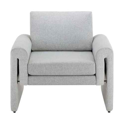 Alba Accent Chair - Light Grey