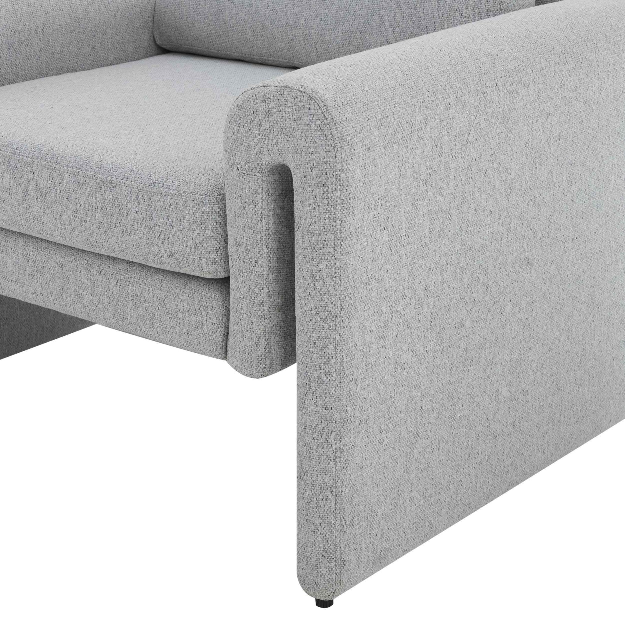 Alba Accent Chair - Light Grey
