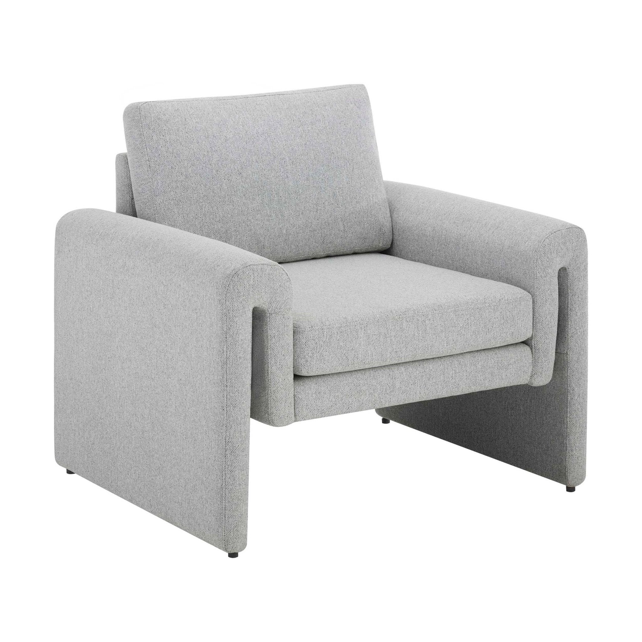 Alba Accent Chair - Light Grey