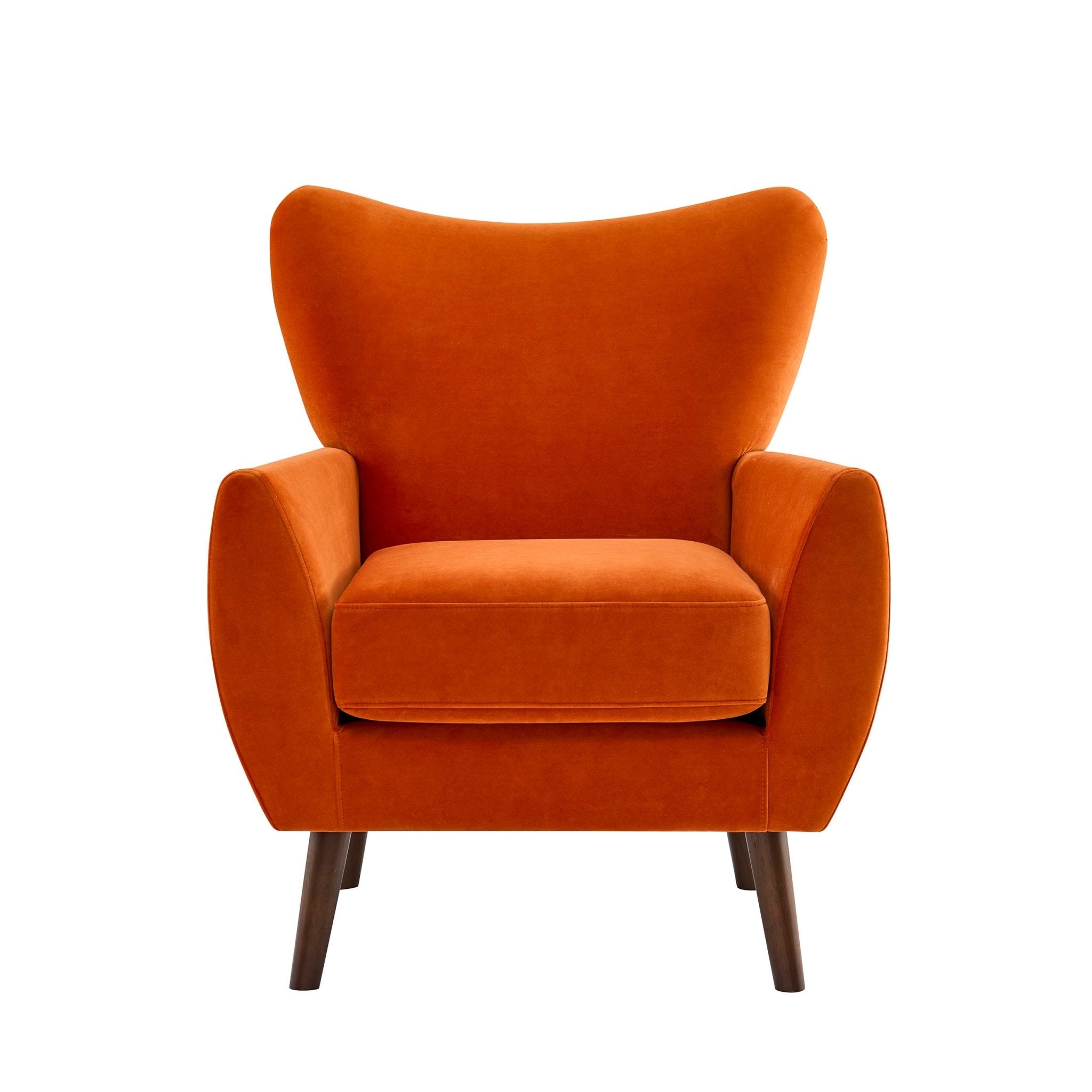 Alia Accent Chair - Bright Orange