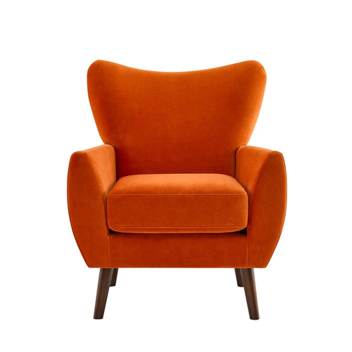 Alia Accent Chair - Bright Orange