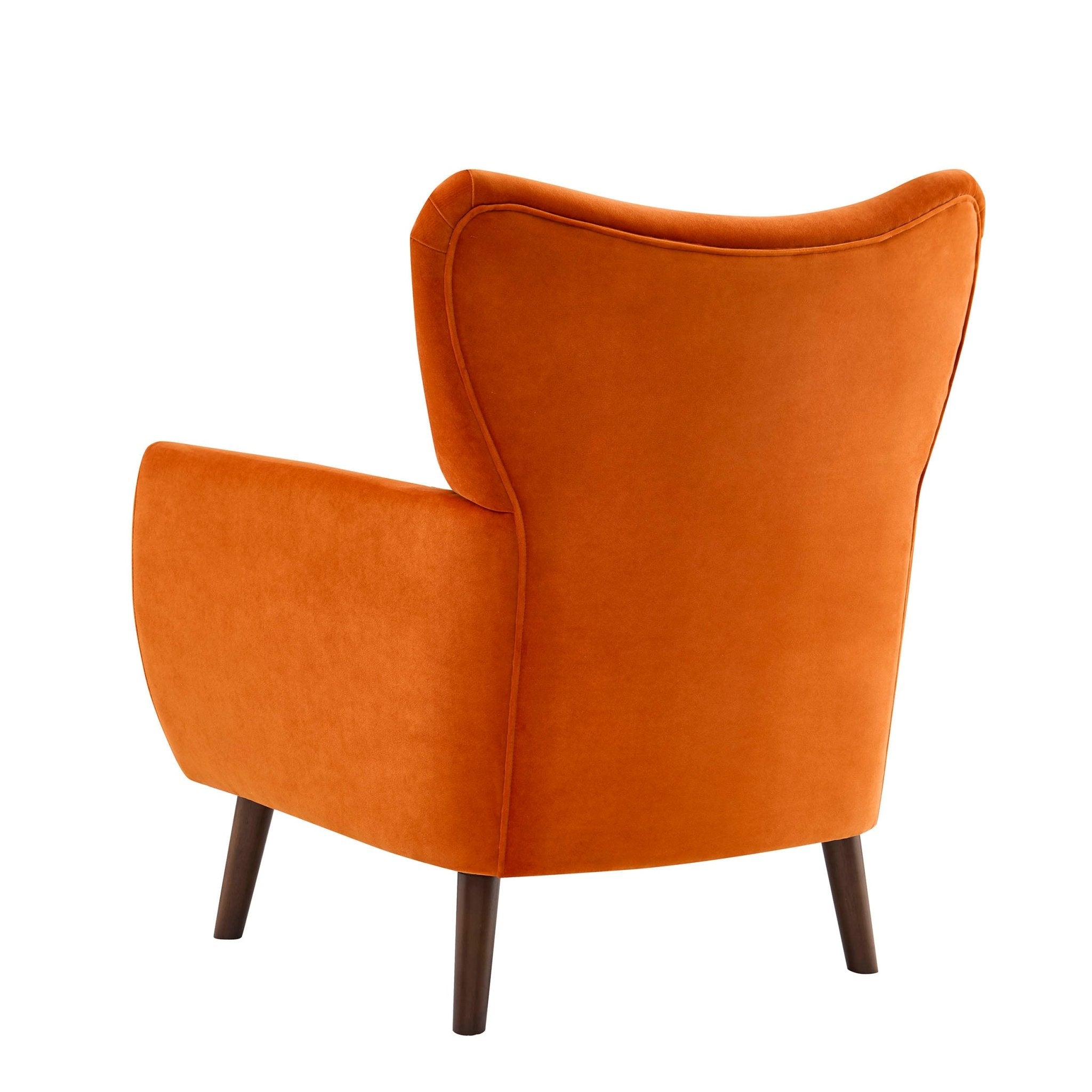 Alia Accent Chair - Bright Orange