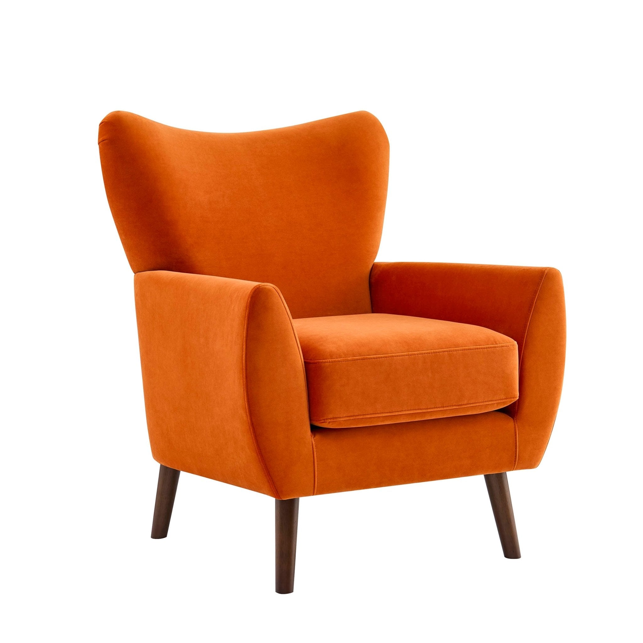 Alia Accent Chair - Bright Orange