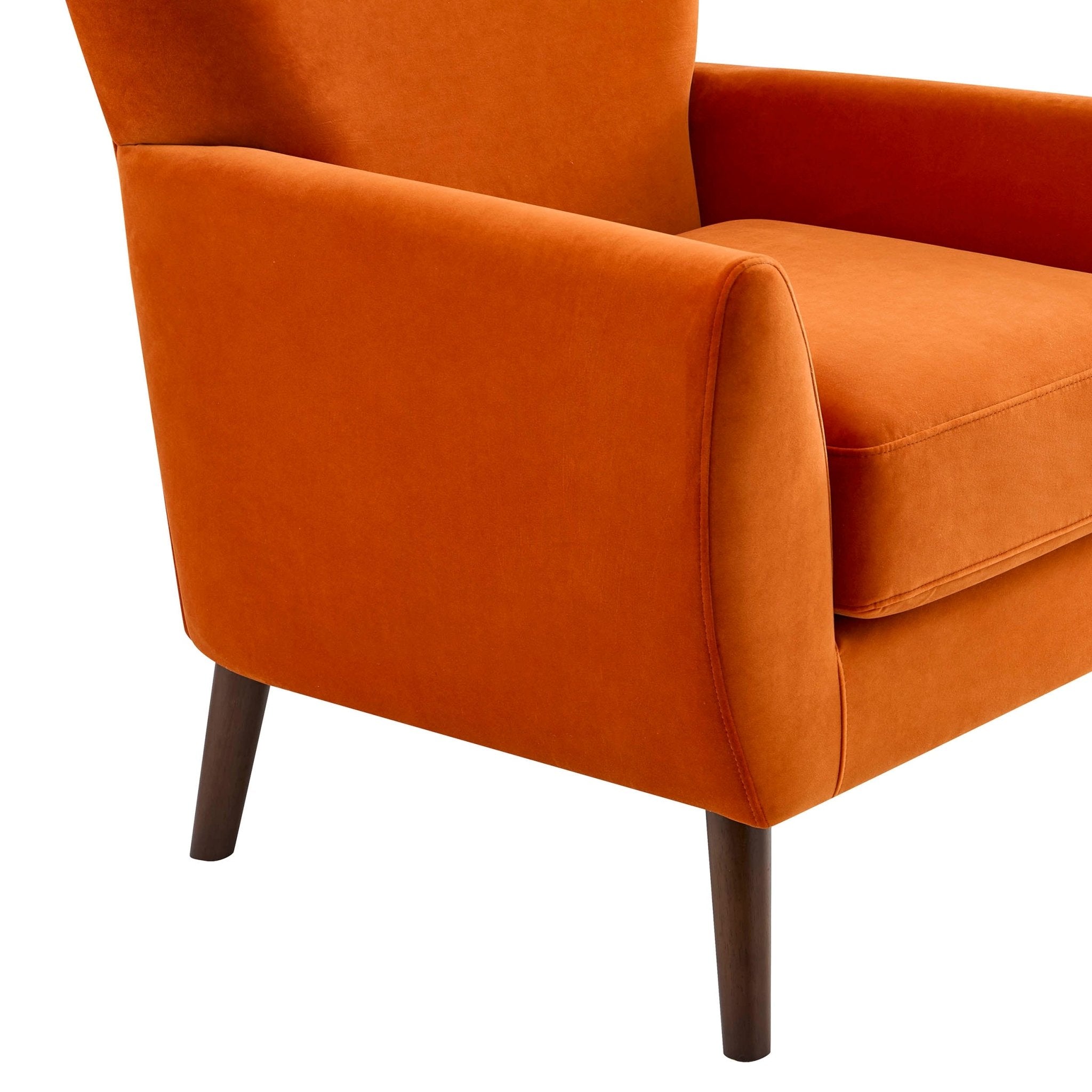 Alia Accent Chair - Bright Orange