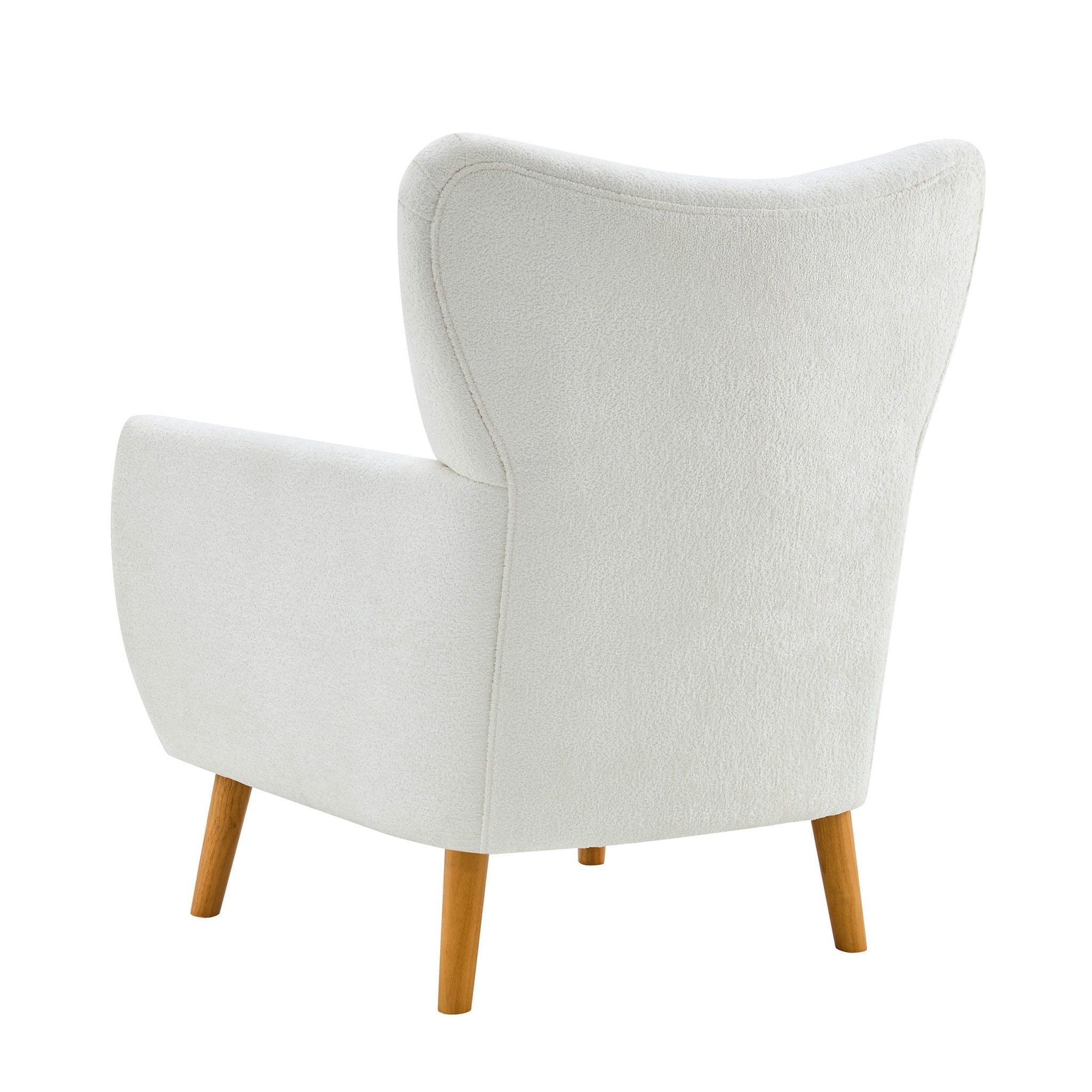 Alia Accent Chair - Chenille Ecru