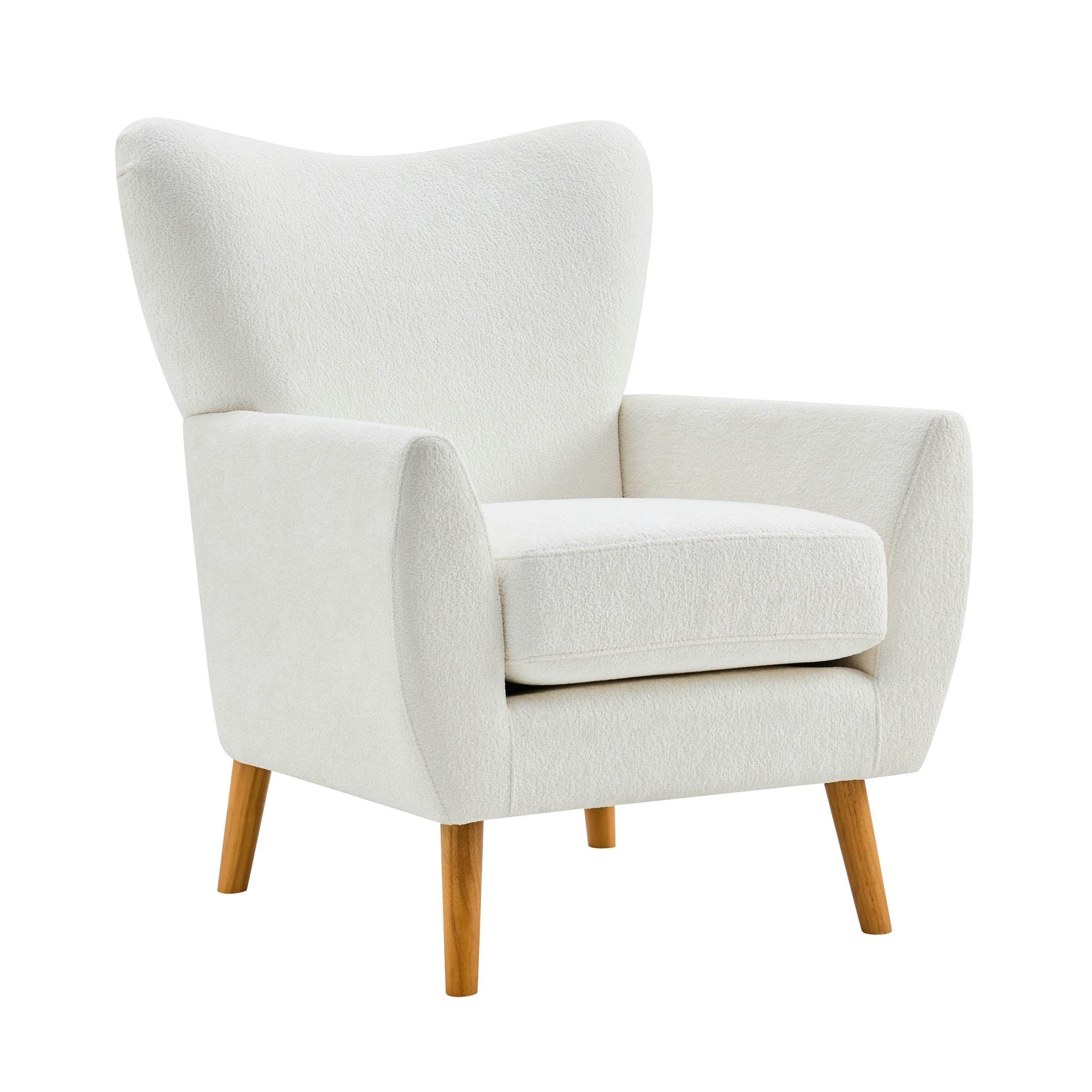 Alia Accent Chair - Chenille Ecru