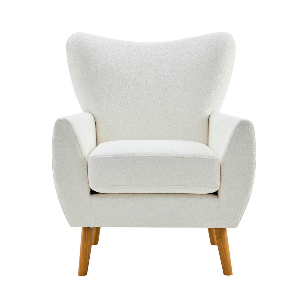 Alia Accent Chair - Chenille Ecru