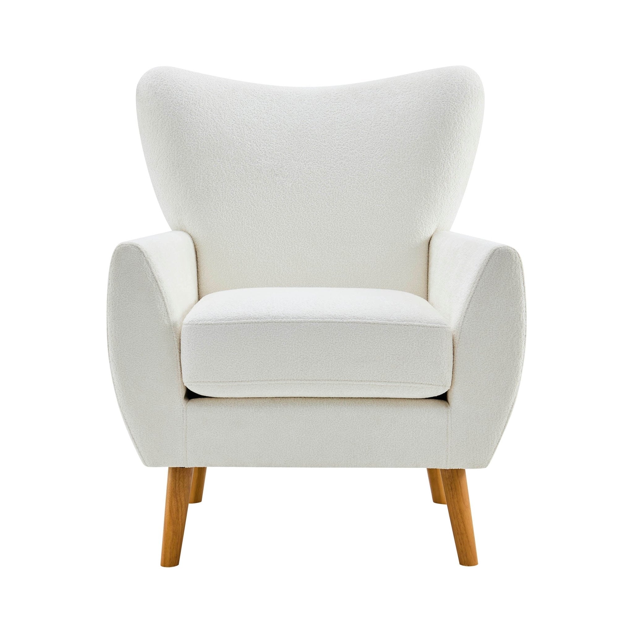Alia Accent Chair - Chenille Ecru