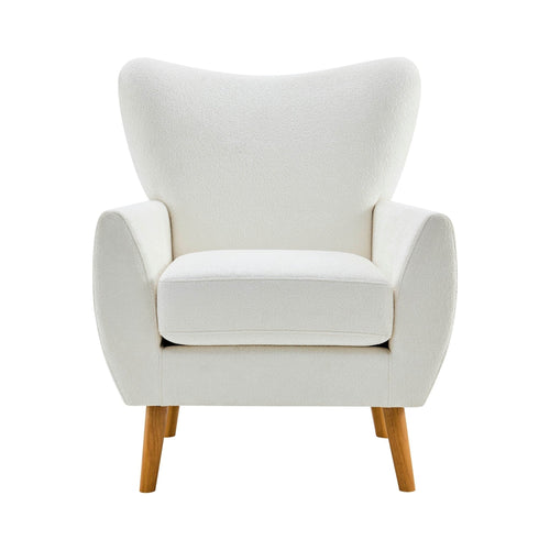 Alia Accent Chair - Chenille Ecru