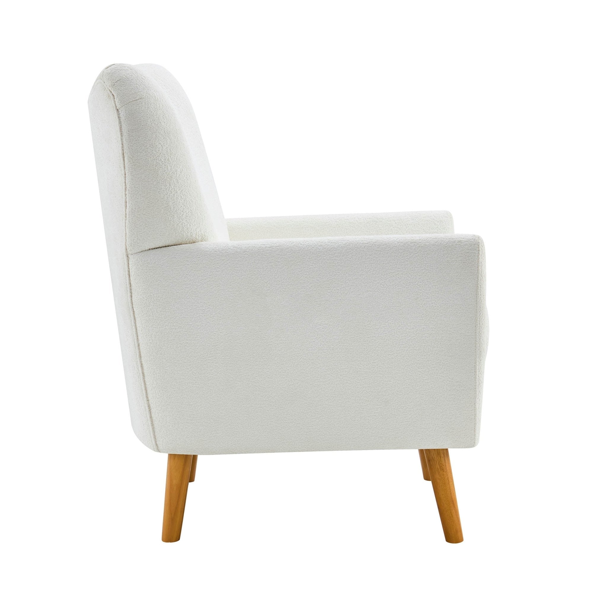 Alia Accent Chair - Chenille Ecru