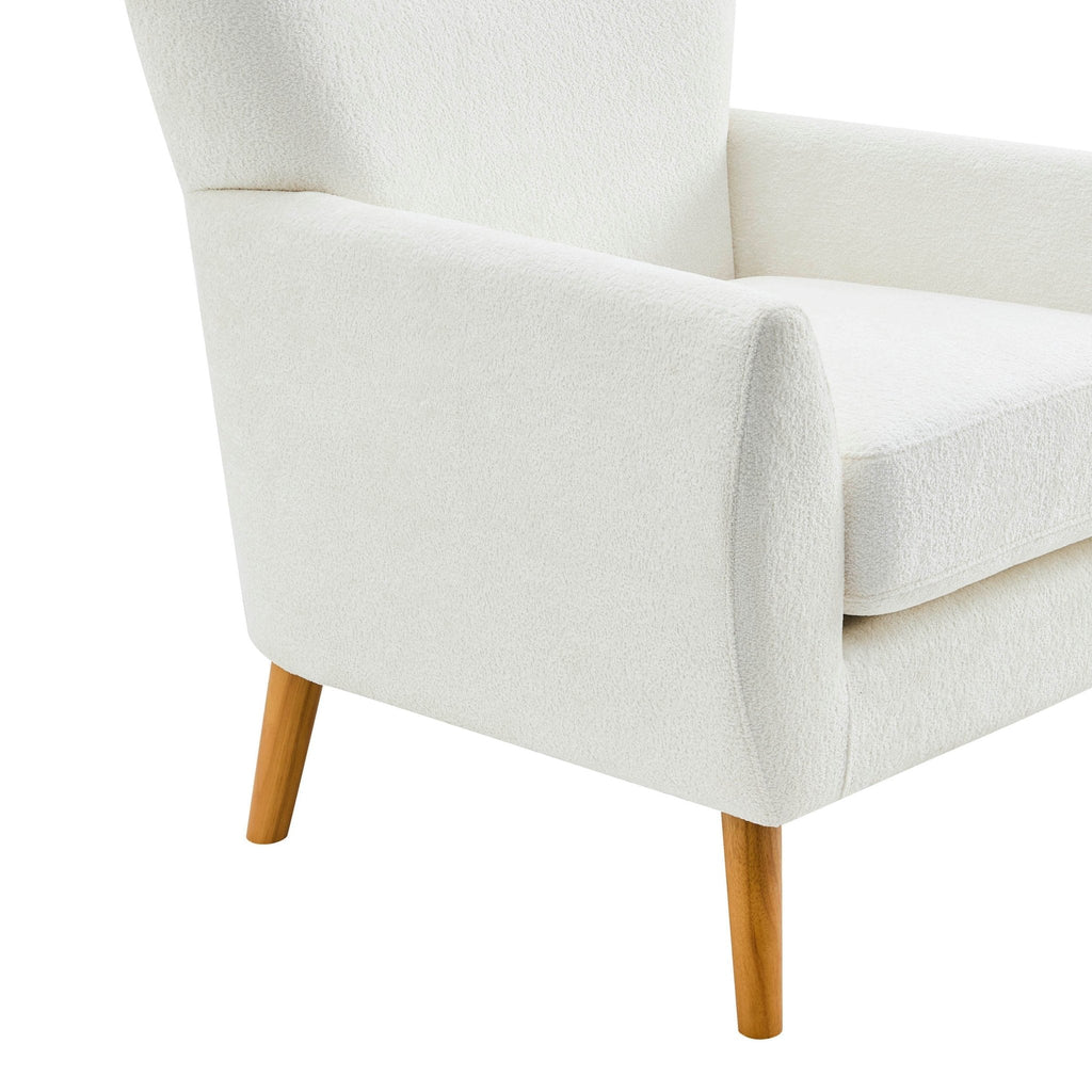 Alia Accent Chair - Chenille Ecru