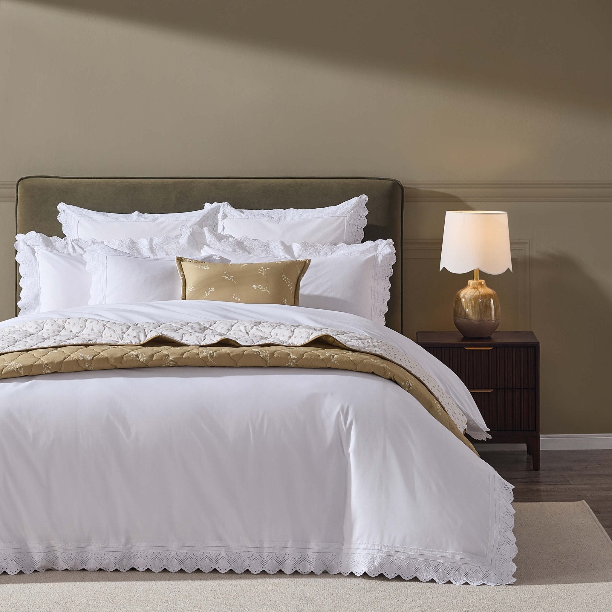 Oslo Ottoman Storage Bed - Olive