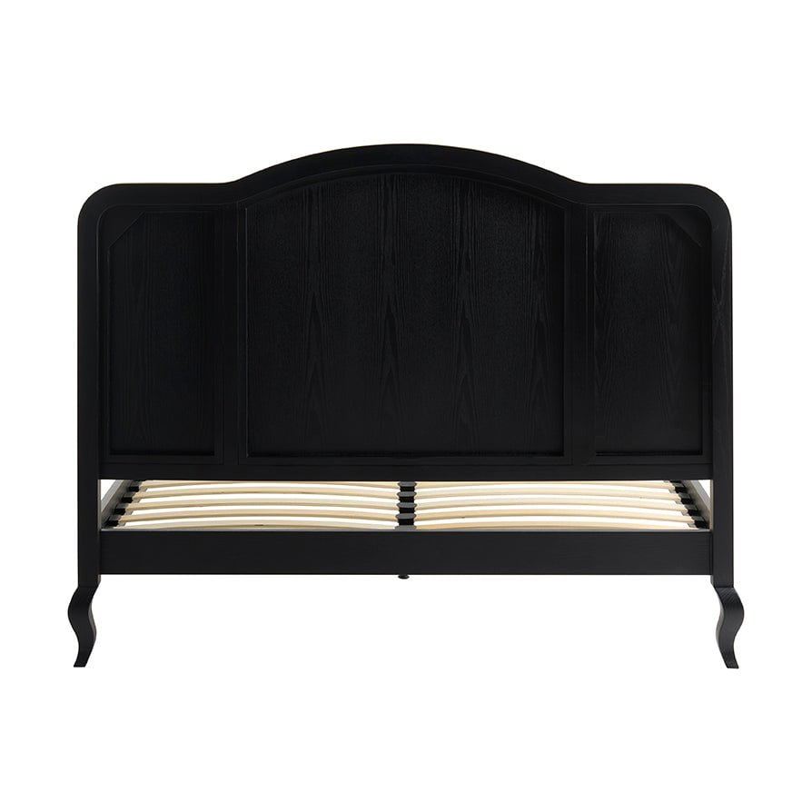 Annecy Rattan Bed Frame - Black