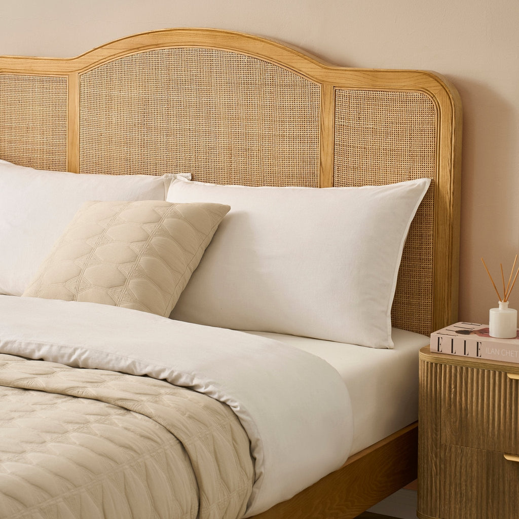 Annecy Rattan Bed Frame - Natural