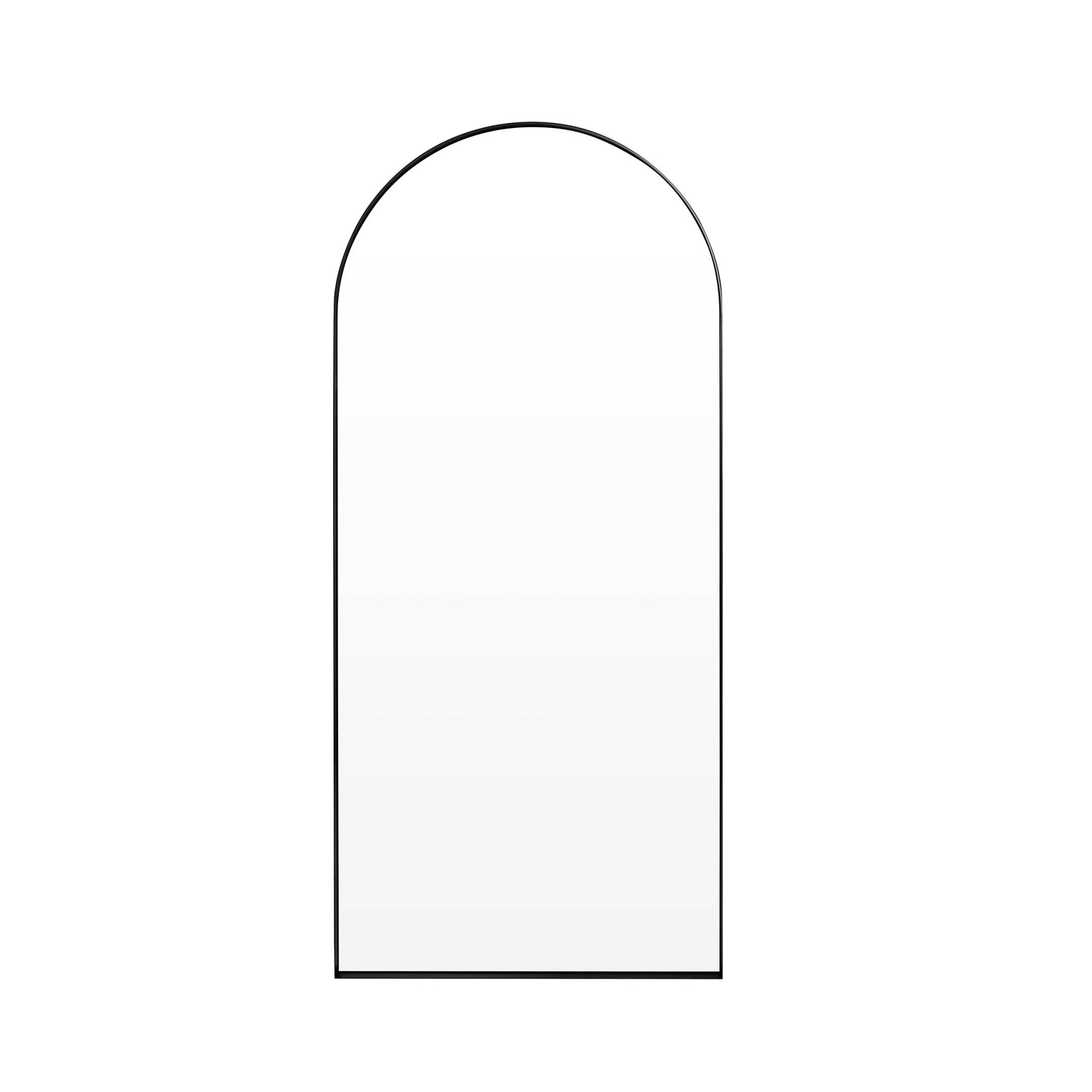 Arched Full Length Mirror - Black
