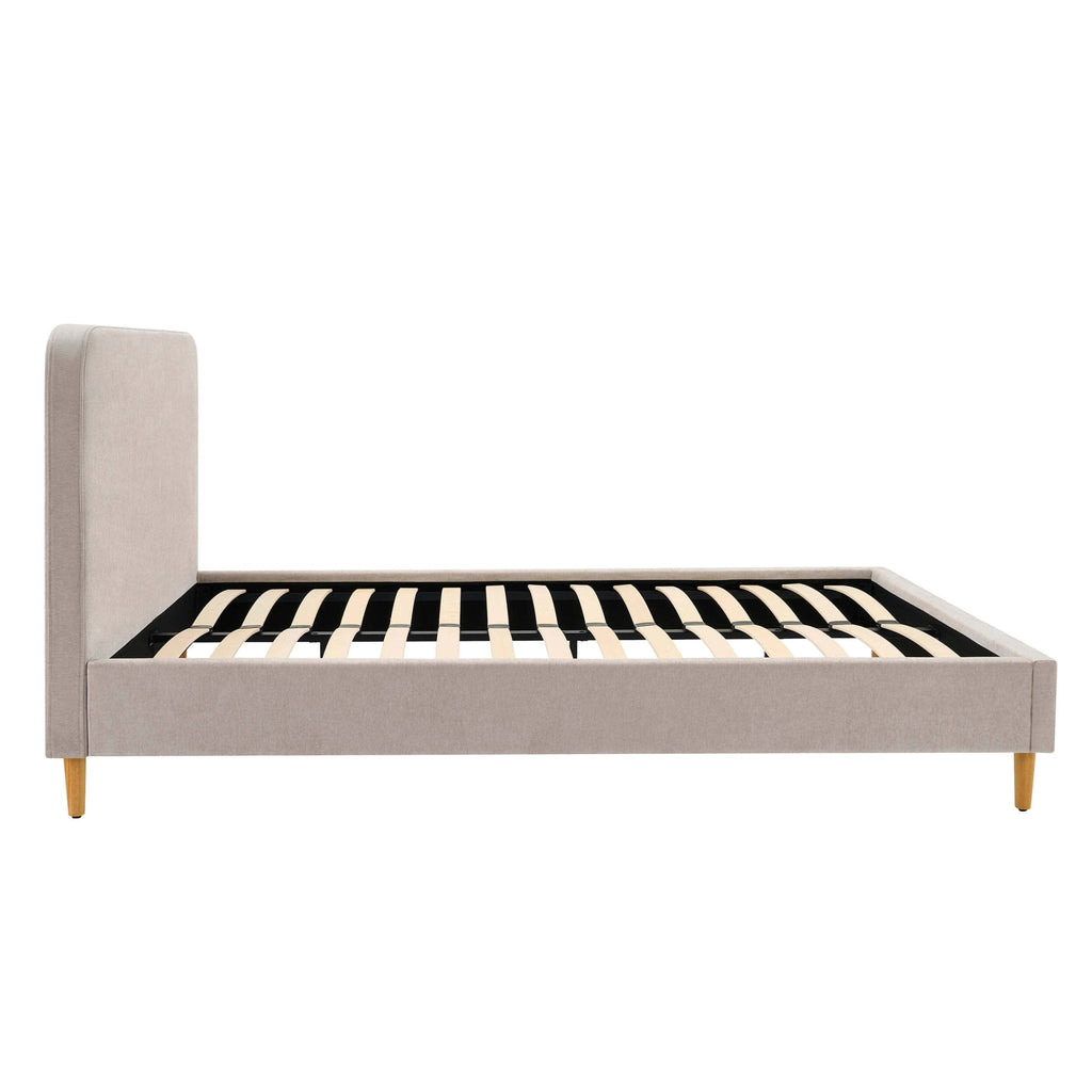 Ascot Bed Frame - Chenille Light Grey