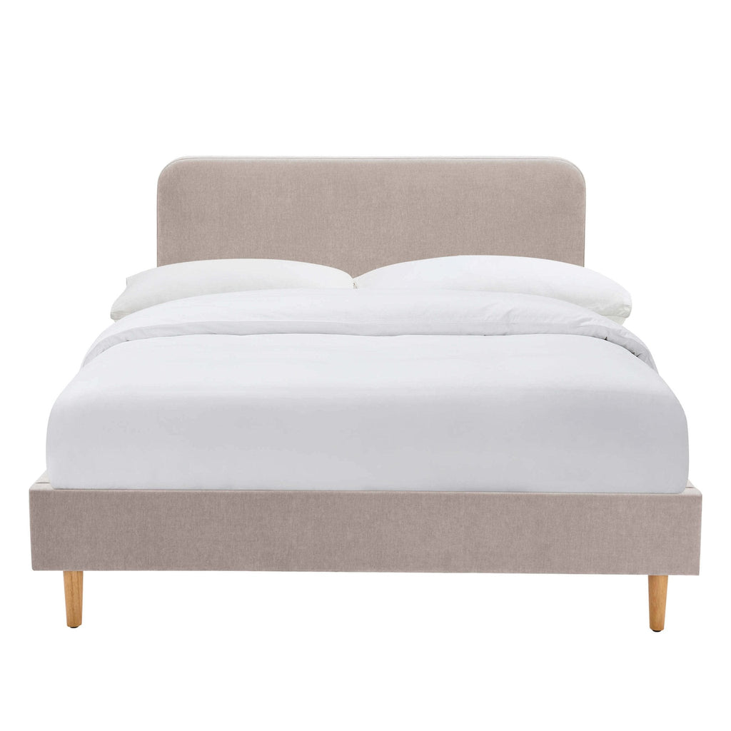 Ascot Bed Frame - Chenille Light Grey