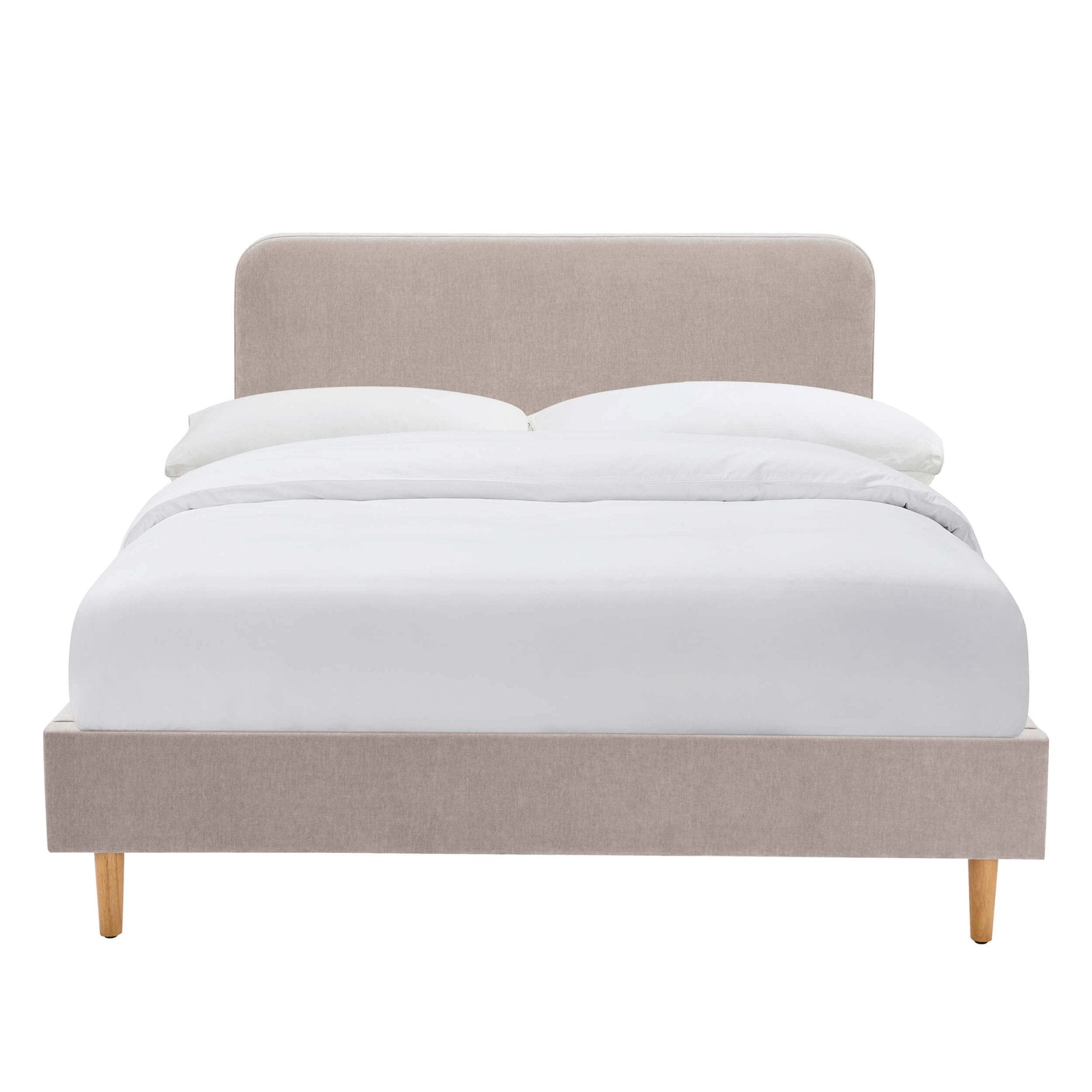 Ascot Bed Frame - Chenille Light Grey