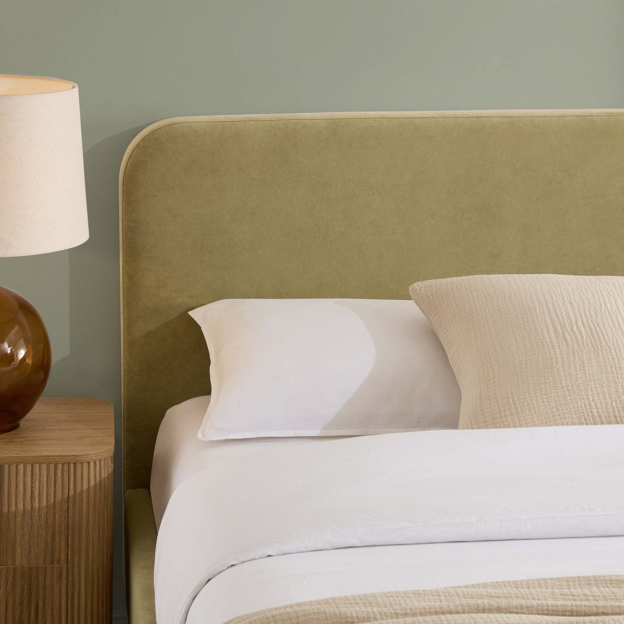 Ascot Bed Frame - Light Green