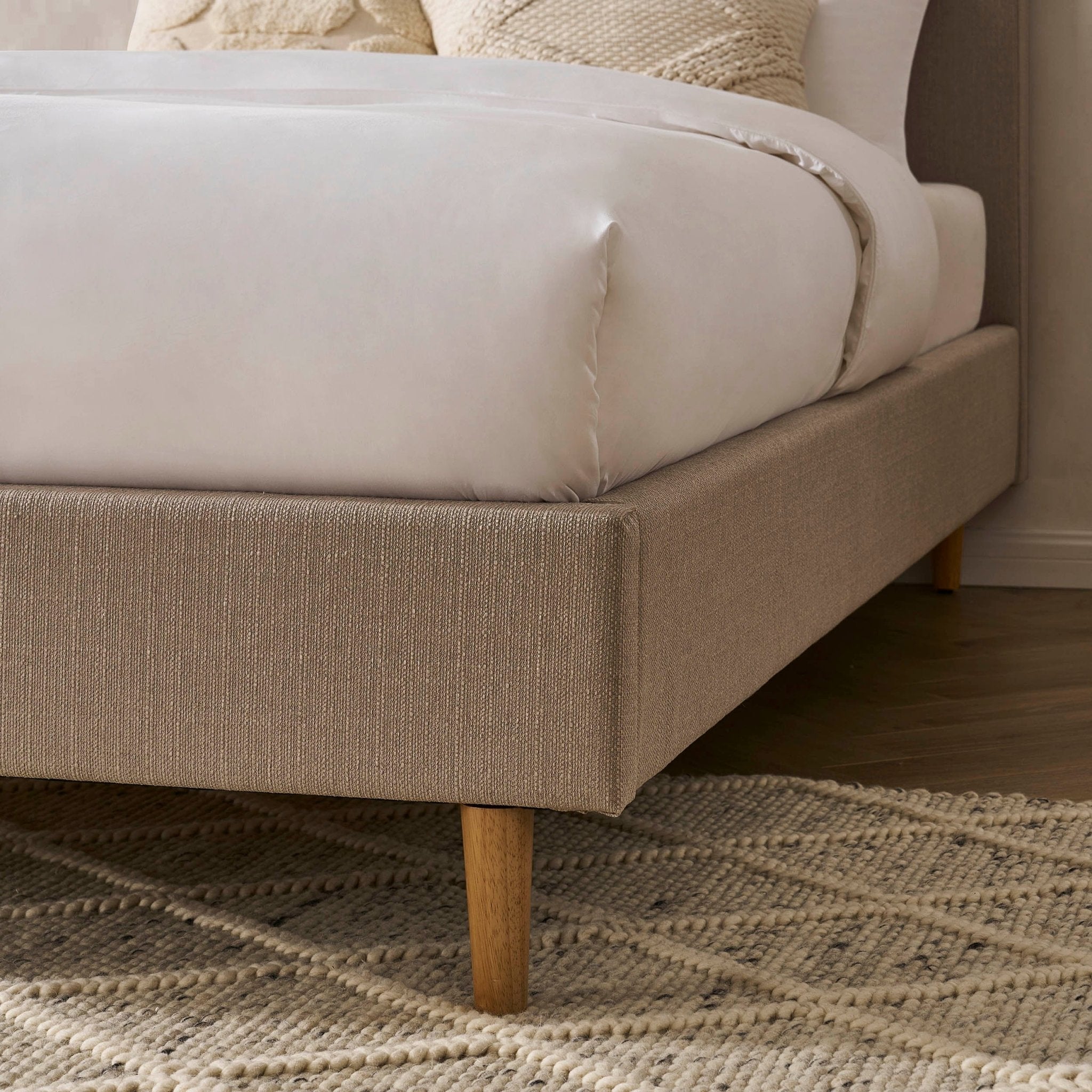 Ascot Bed Frame - Stone Grey