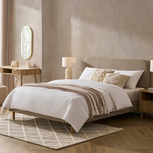 Ascot Bed Frame - Stone Grey