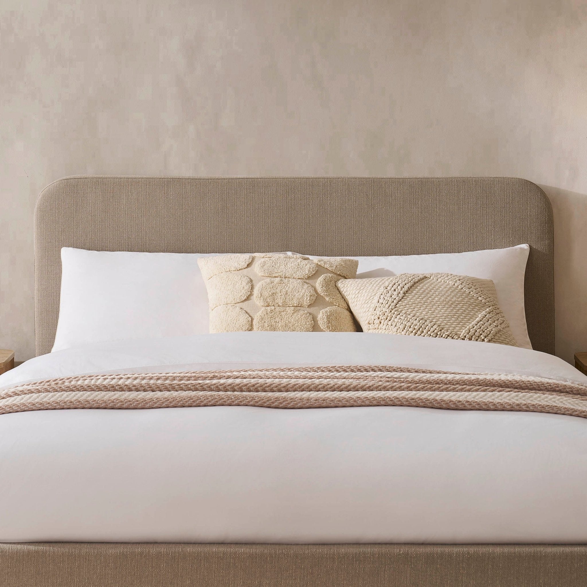 Ascot Bed Frame - Stone Grey
