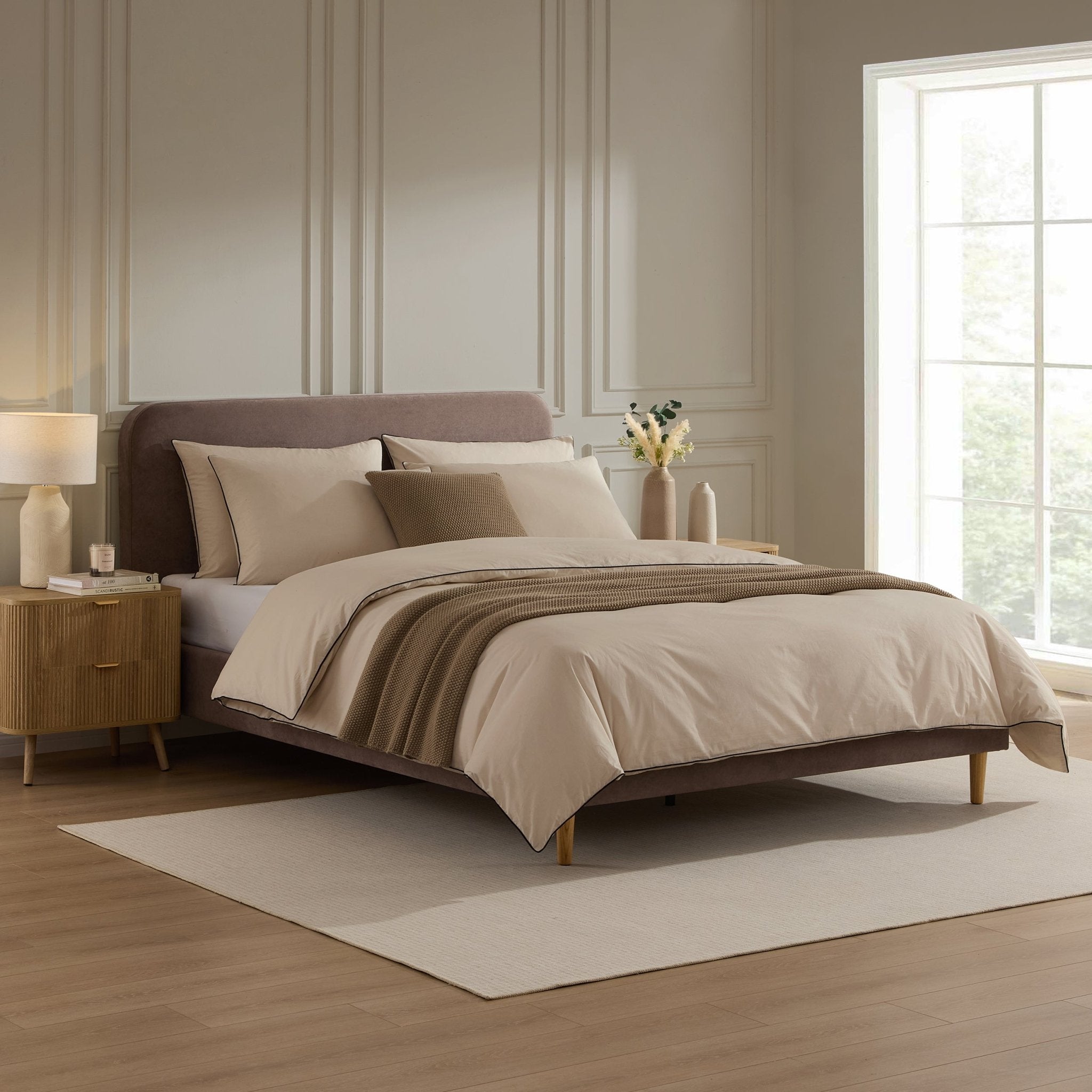 Ascot Bed Frame - Taupe