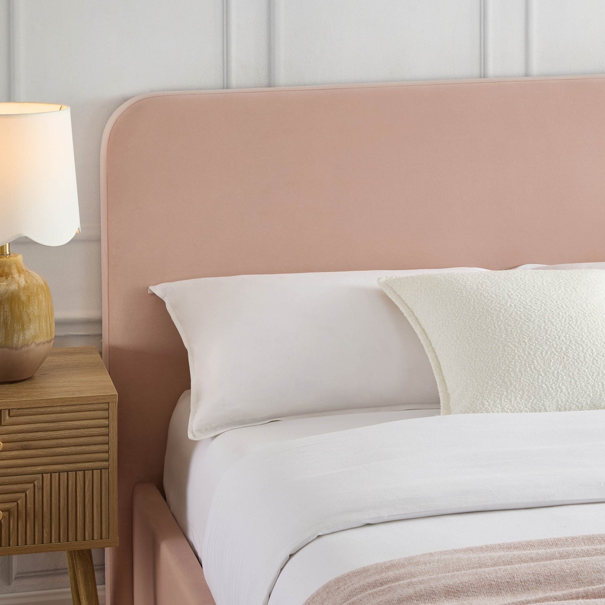Ascot Ottoman Storage Bed - Blush