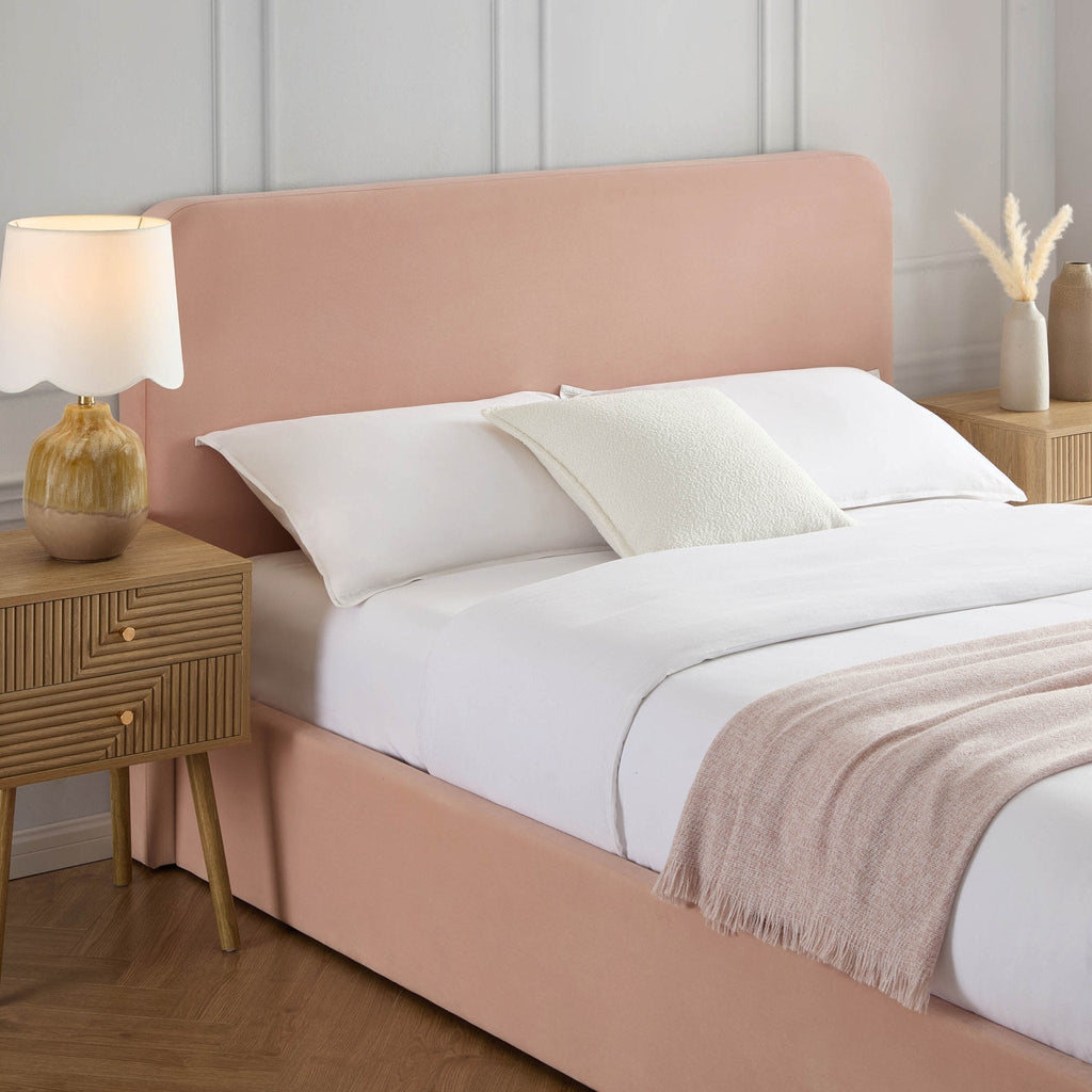 Ascot Ottoman Storage Bed - Blush