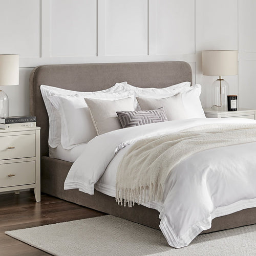 Ascot Ottoman Storage Bed - Taupe