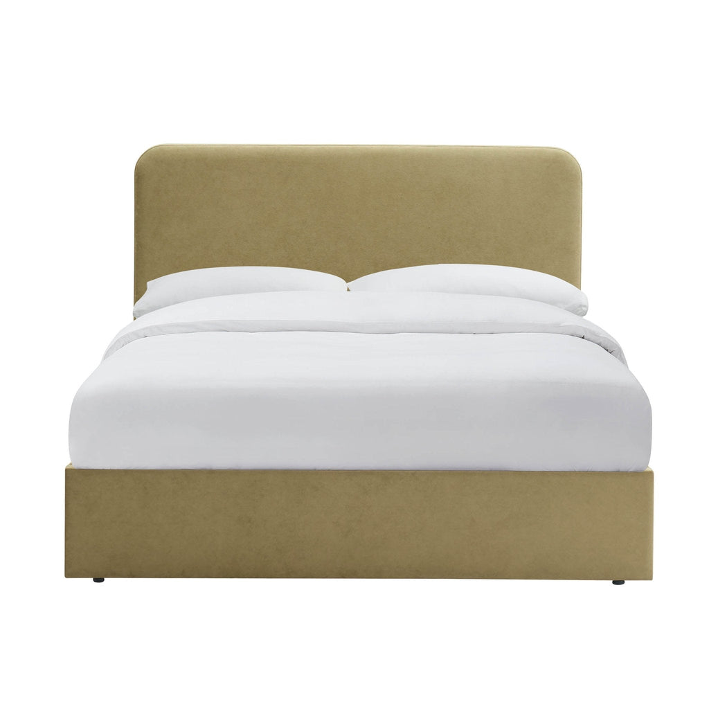 Ascot Ottoman Storage Bed - Light Green