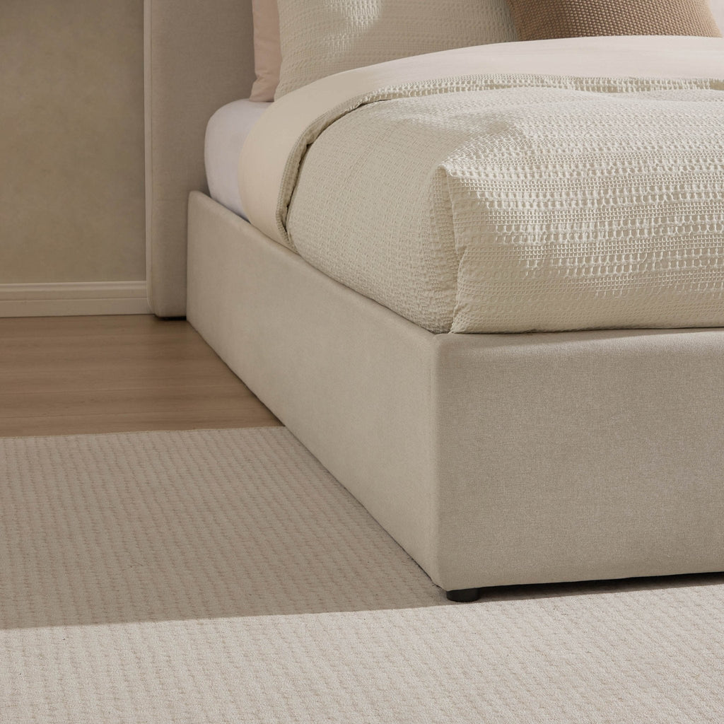 Ascot Ottoman Storage Bed - Natural