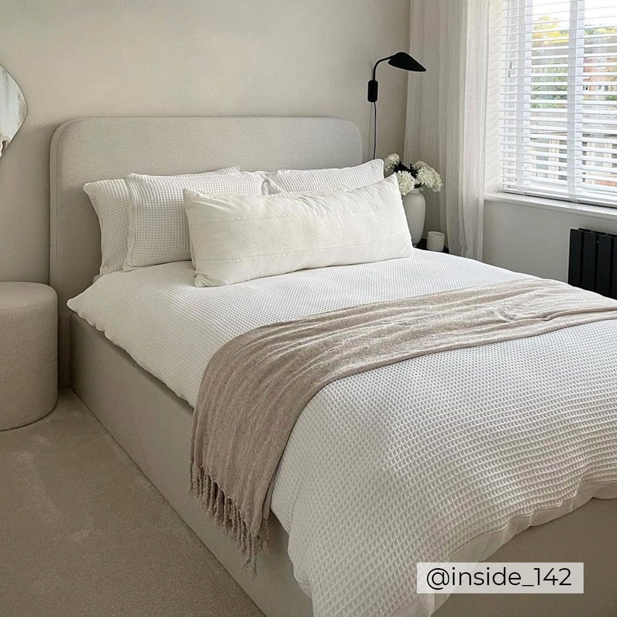 Ascot Ottoman Storage Bed - Natural