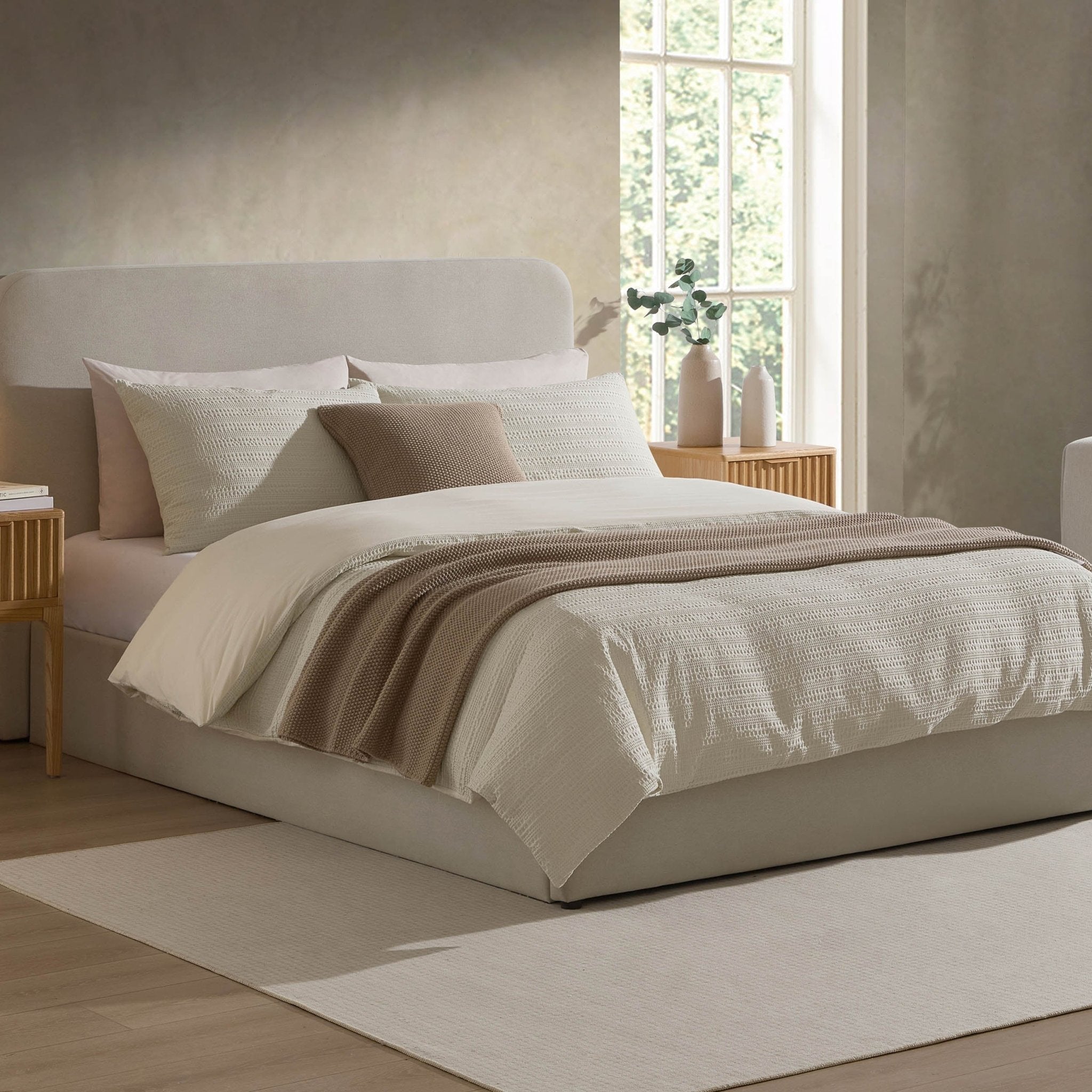 Ascot Ottoman Storage Bed - Natural