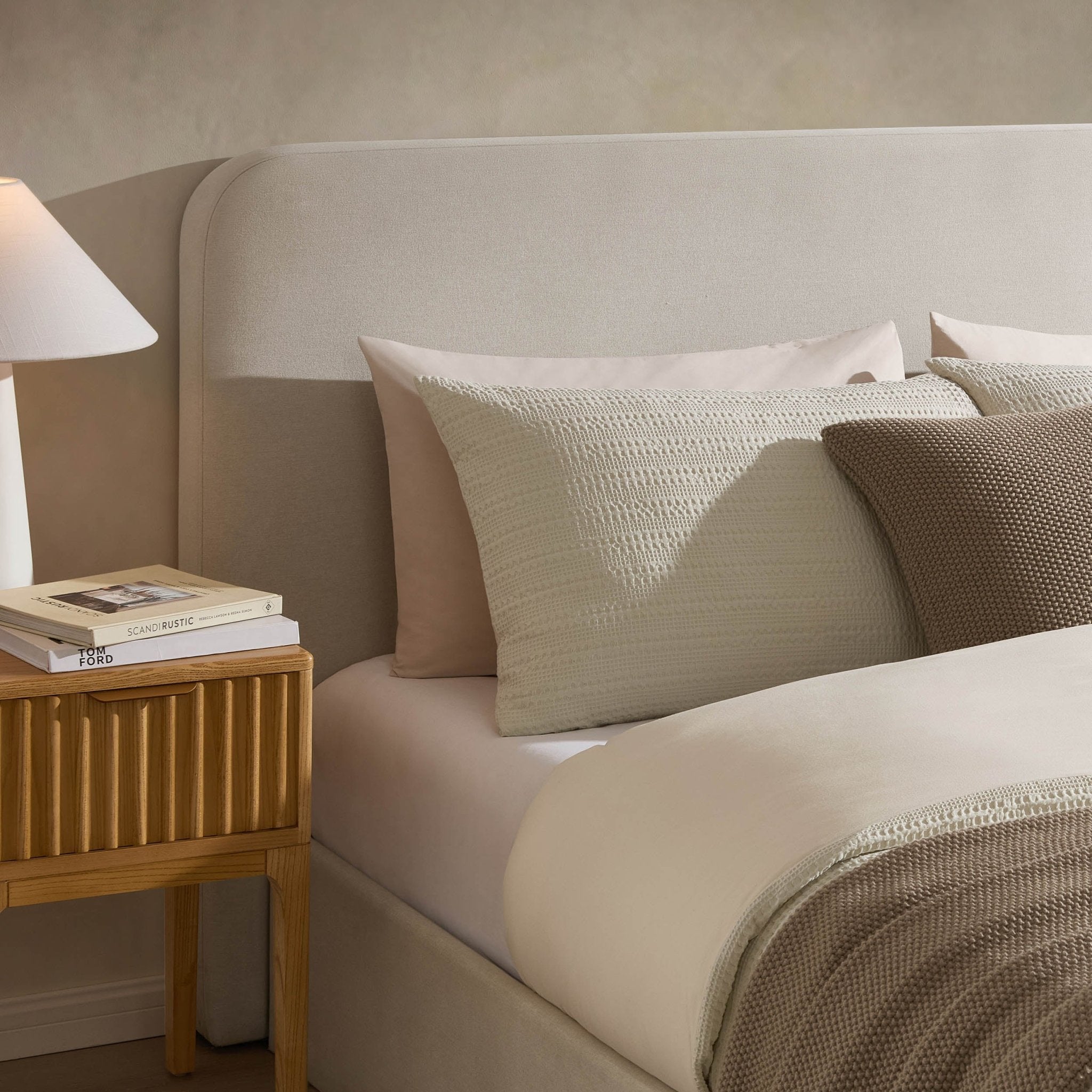 Ascot Ottoman Storage Bed - Natural