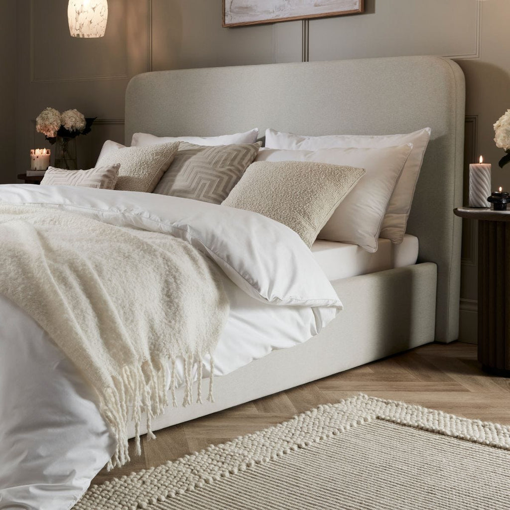 Ascot Ottoman Storage Bed - Natural