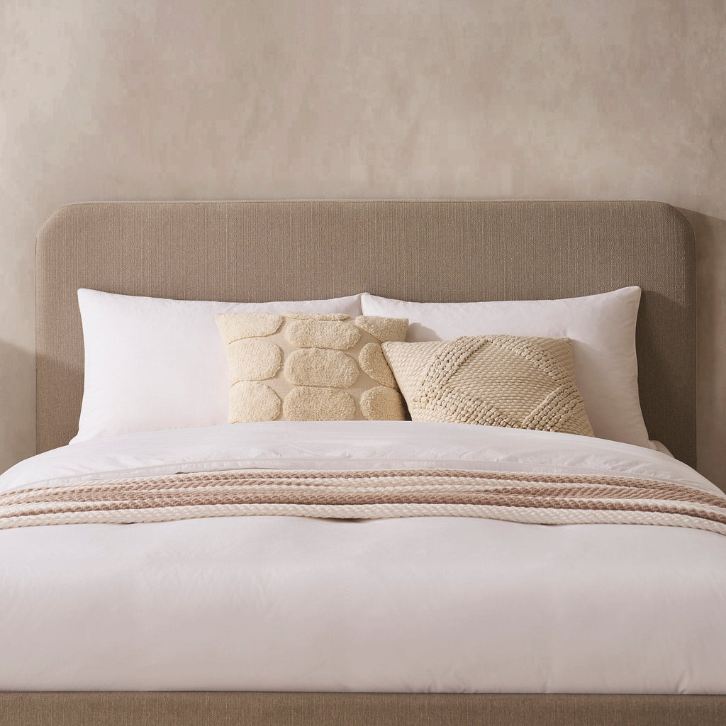 Ascot Ottoman Storage Bed - Stone Grey