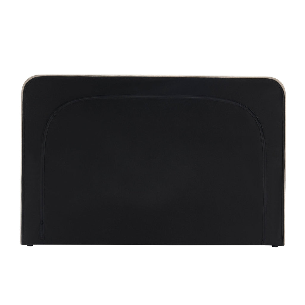 Ascot Ottoman Storage Bed - Stone Grey