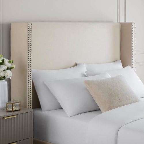 Austin Studded Ottoman Bed - Ecru