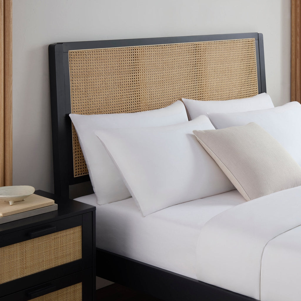 Bali Rattan Bed Frame - Black