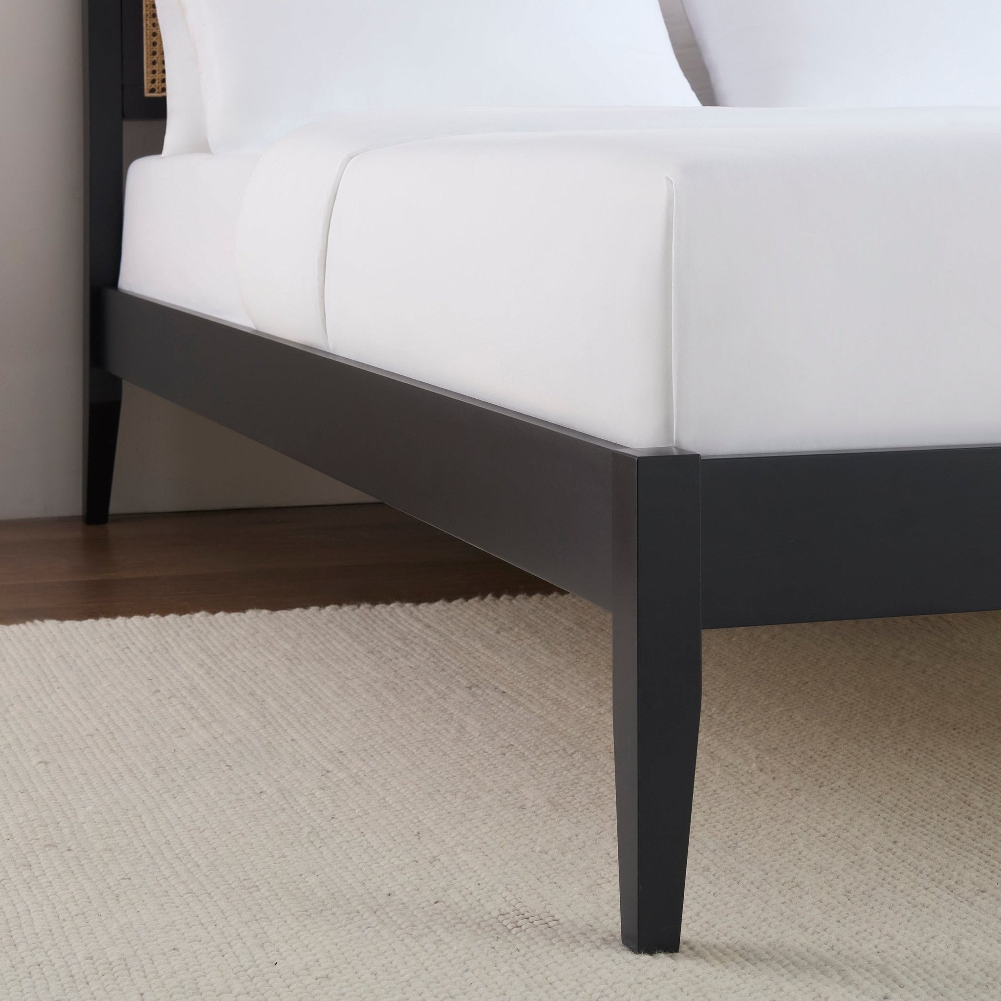 Bali Rattan Bed Frame - Black