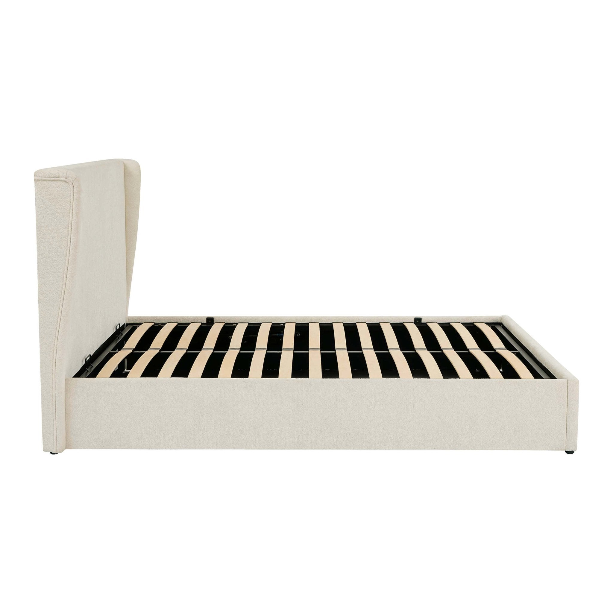 Berkeley Ottoman Storage Bed - Chenille Ecru