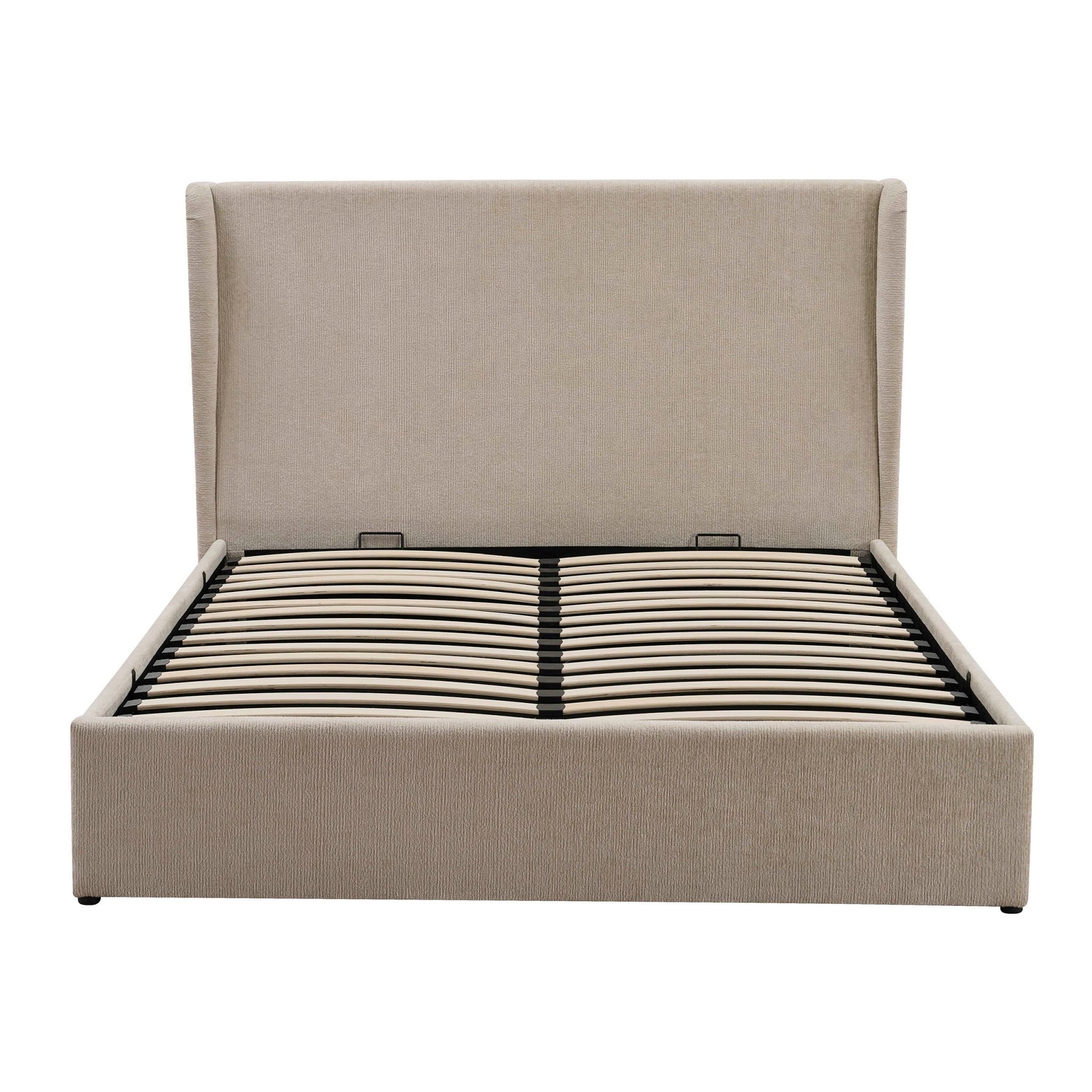 Berkeley Ottoman Storage Bed - Textured Oatmeal