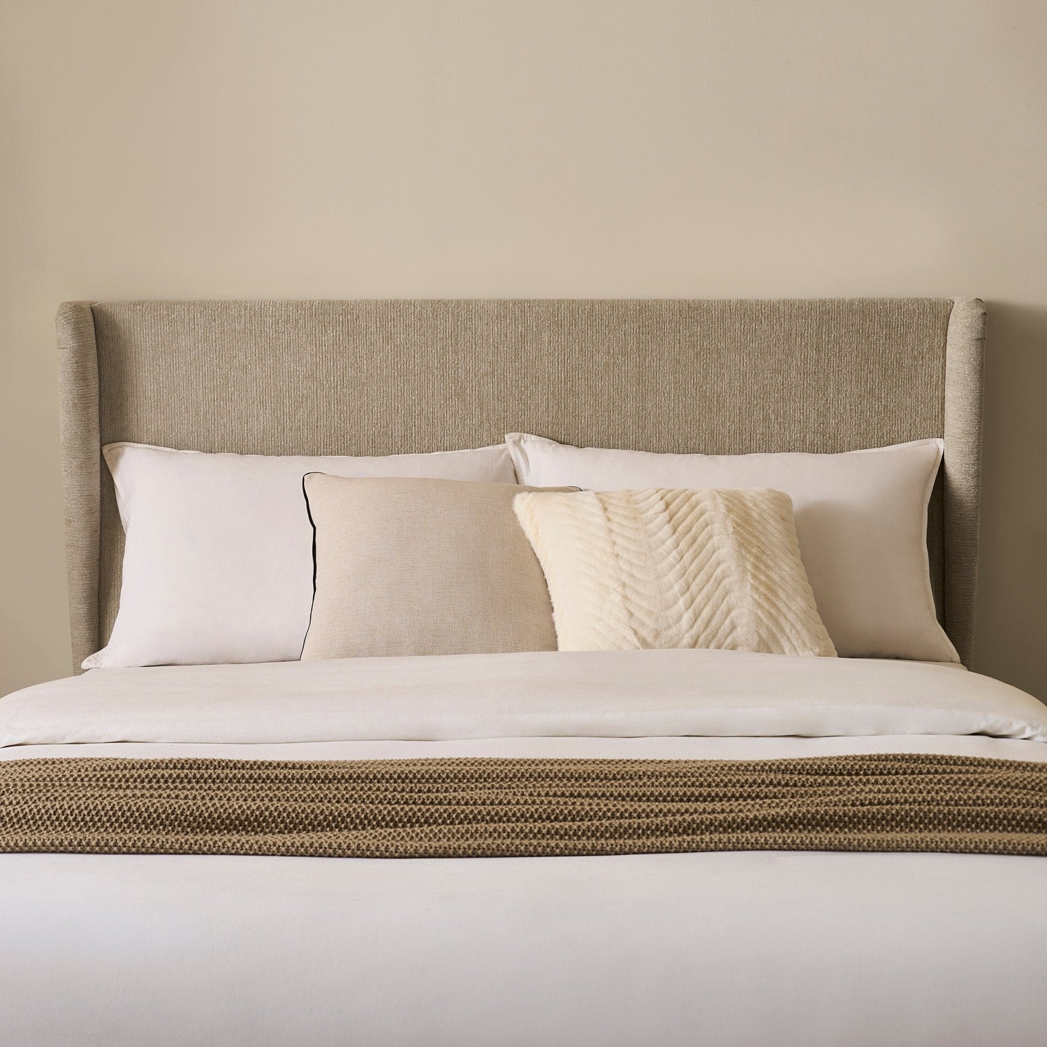 Berkeley Ottoman Storage Bed - Textured Oatmeal